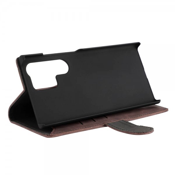 Gear Samsung Galaxy S23 Ultra Fodral med Kortfack Brun