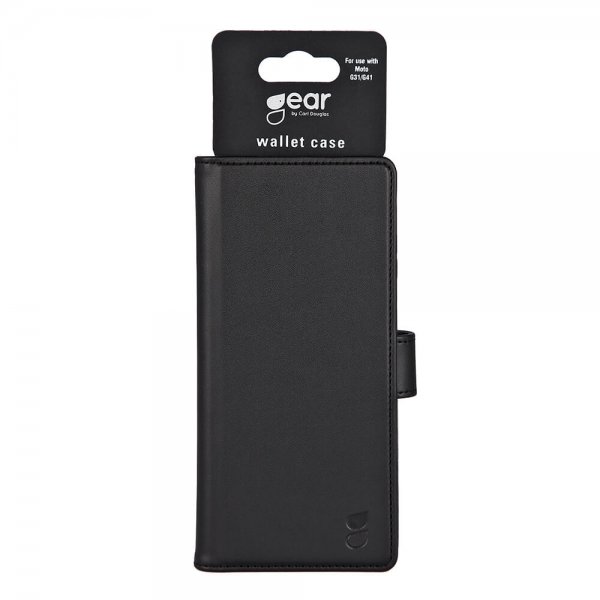 Gear Motorola Moto G41 Fodral 3 Kortfack Svart