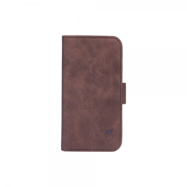 Gear iPhone 12 Mini Fodral Mobile Wallet Nubuck Brun