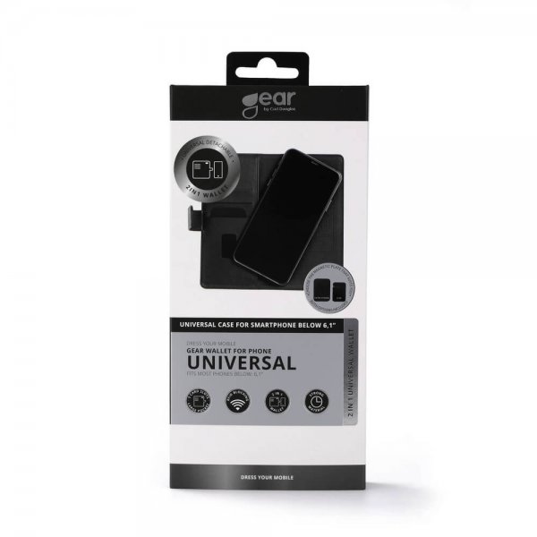 Gear Mobilfodral Universal Klister/Magnet 6.1" Svart