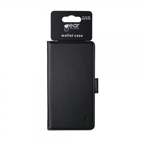 Gear Motorola Moto E6 Plus Fodral 3 Kortfack Svart