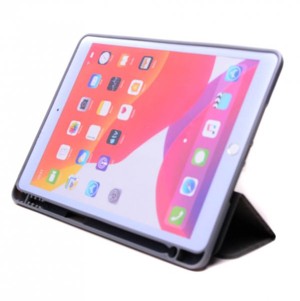 Gear iPad 10.2 (gen 7/8/9) Fodral Trifold Stand Folio Grå