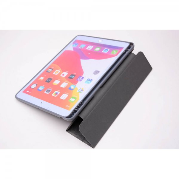 Gear iPad 10.2 (gen 7/8/9) Fodral Trifold Stand Folio Grå