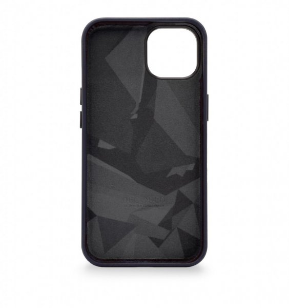 Decoded iPhone 14 Skal Leather Backcover Navy