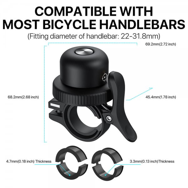 Elago MIBELL Trackable Anti-Loss Ringklocka för Cykel