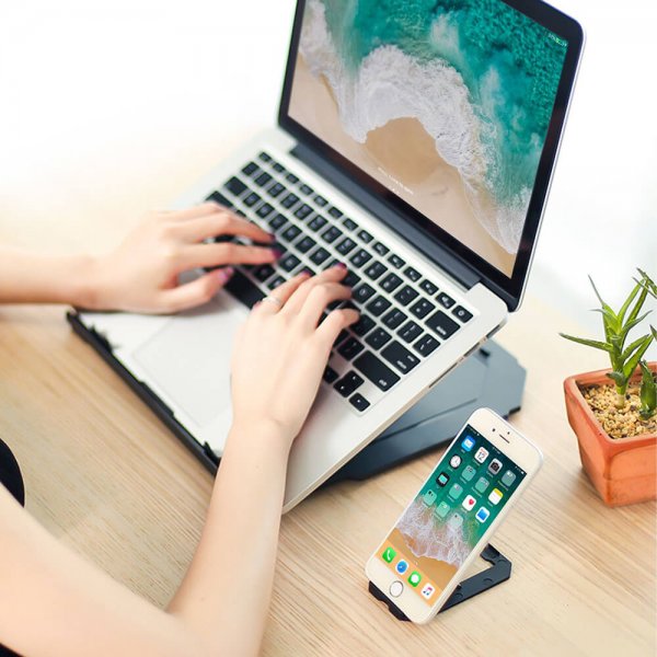 desire2 2-i-1 Portabelt Laptopställ Roterbart