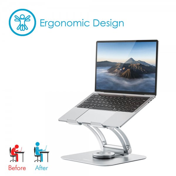 desire2 Laptopställ Supreme Dual Pivot 360