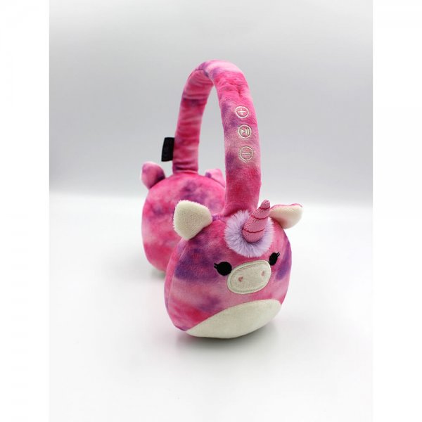 Squishmallows Hörlurar Plush Bluetooth Headphones Lola the Unicorn