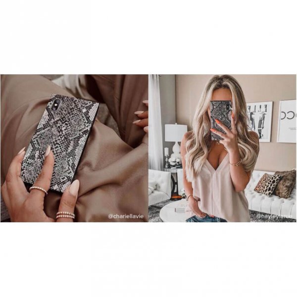 iDecoz iPhone X/Xs Skal Square Case Python
