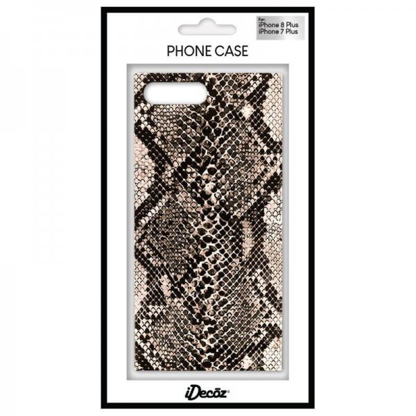 iDecoz iPhone 7 Plus/iPhone 8 Plus Skal Square Case Python