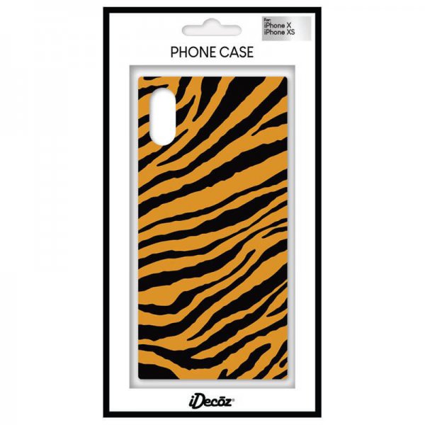 iDecoz iPhone X/Xs Skal Square Case Tiger