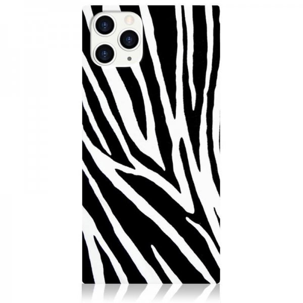 iDecoz iPhone 11 Pro Max Skal Square Case Zebra
