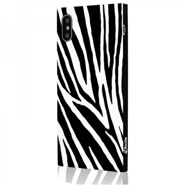 iDecoz iPhone X/Xs Skal Square Case Zebra