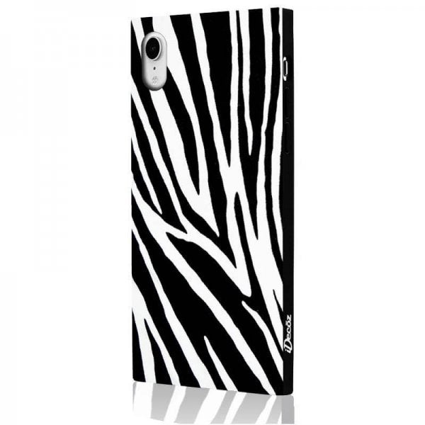 iDecoz iPhone Xr Skal Square Case Zebra