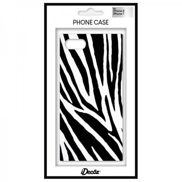iDecoz iPhone 7/8/SE Skal Square Case Zebra