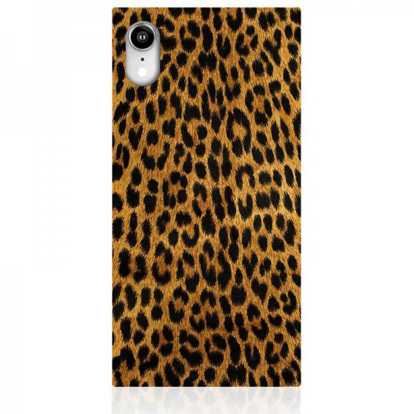 iDecoz iPhone Xr Skal Square Case Leopard
