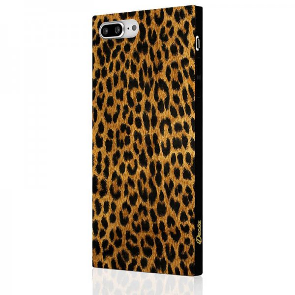 iDecoz iPhone 7 Plus/iPhone 8 Plus Skal Square Case Leopard
