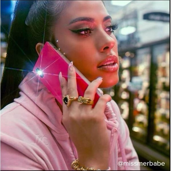 iDecoz iPhone X/Xs Skal Square Case Neon Rosa