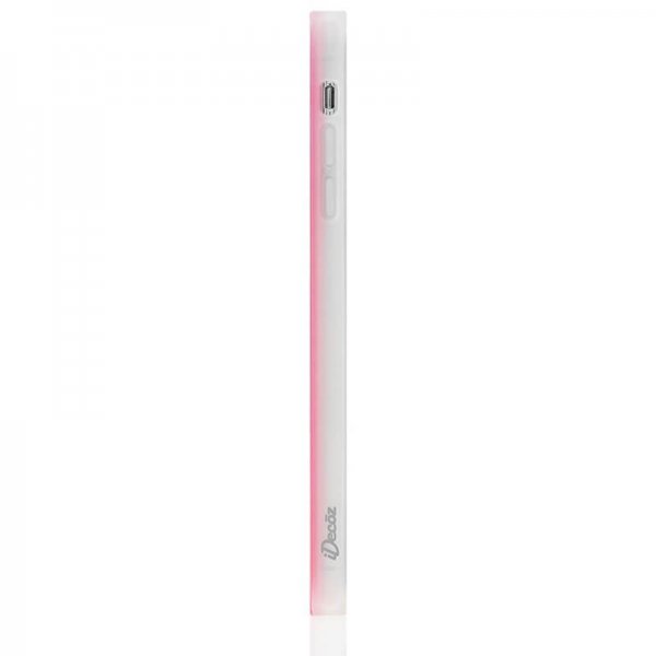 iDecoz iPhone Xr Skal Square Case Neon Rosa