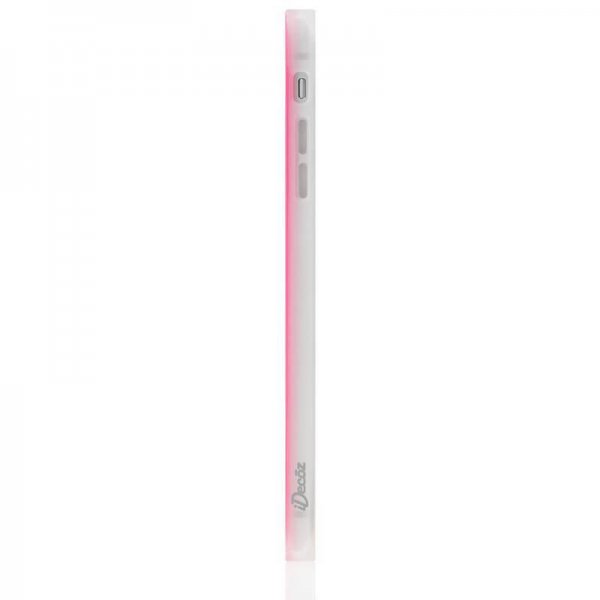 iDecoz iPhone 7 Plus/iPhone 8 Plus Skal Square Case Neon Rosa
