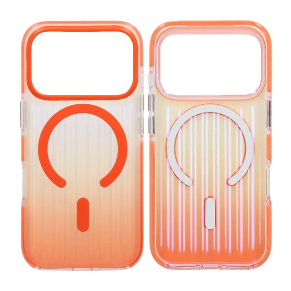 iPhone 17 Pro Skal Korrugerad MagSafe Orange