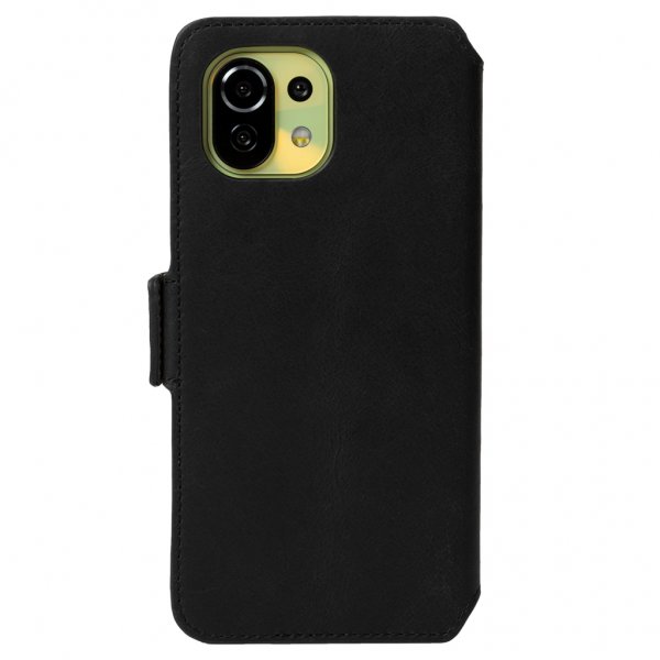 Krusell Xiaomi Mi 11 Lite Fodral Leather PhoneWallet Svart