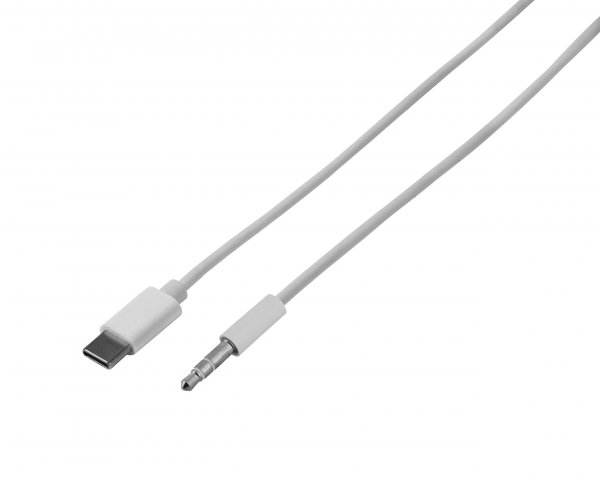 Vivanco Kabel Audio Cable USB-C till 3.5mm 1m Vit