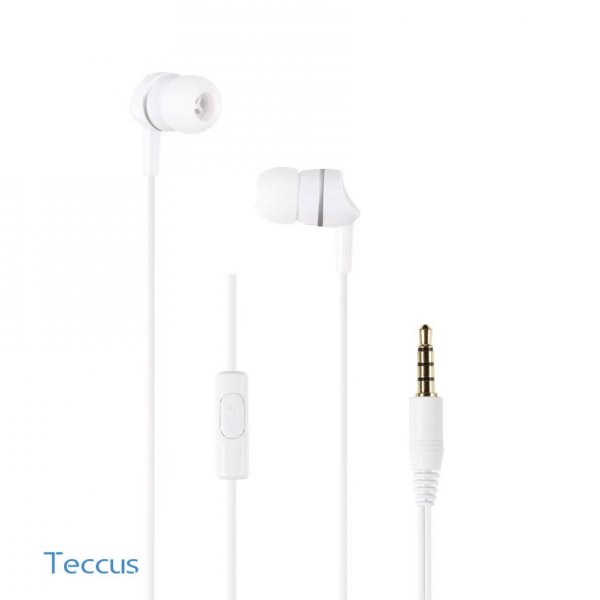 Vivanco Trådade Hörlurar Stereo Earphones 3.5mm Vit