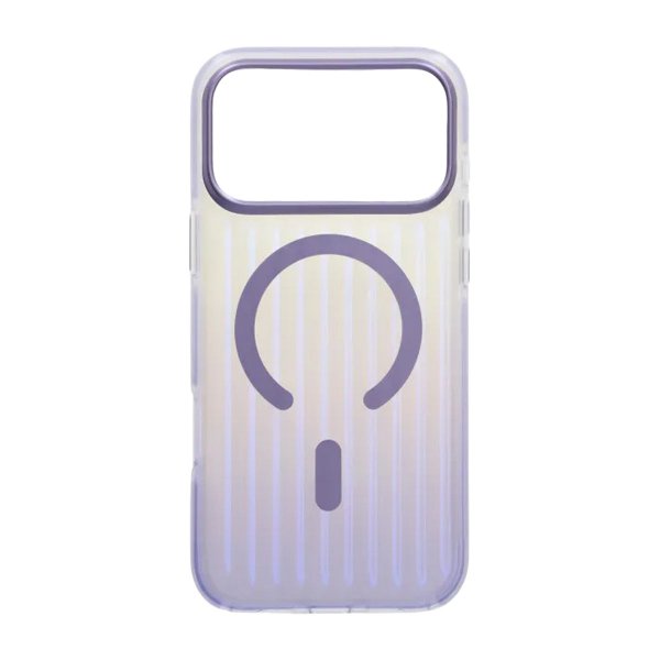 iPhone 17 Pro Skal Korrugerad MagSafe Ljuslila