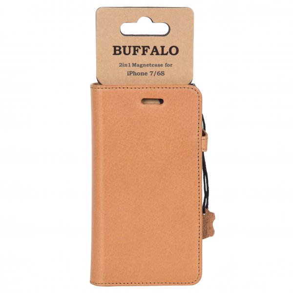 Buffalo iPhone 6/6S Fodral 2in1 Magnet Case Cognac