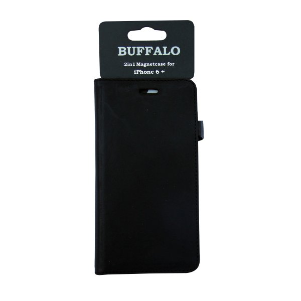 Buffalo iPhone 6/6S Plus Fodral 2in1 Magnet Case Svart