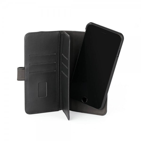 Gear iPhone 6/6S Plus/iPhone 7 Plus/iPhone 8 Plus Fodral 7 Kortfack Löstagbart Skal Svart