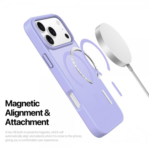 Dux Ducis iPhone 17 Pro Skal Yind Series MagSafe Lila