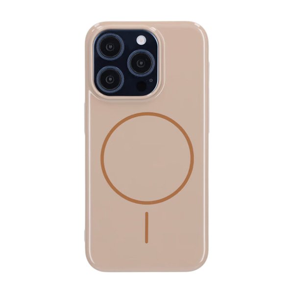iPhone 15 Pro Skal TPU MagSafe Blank Guld