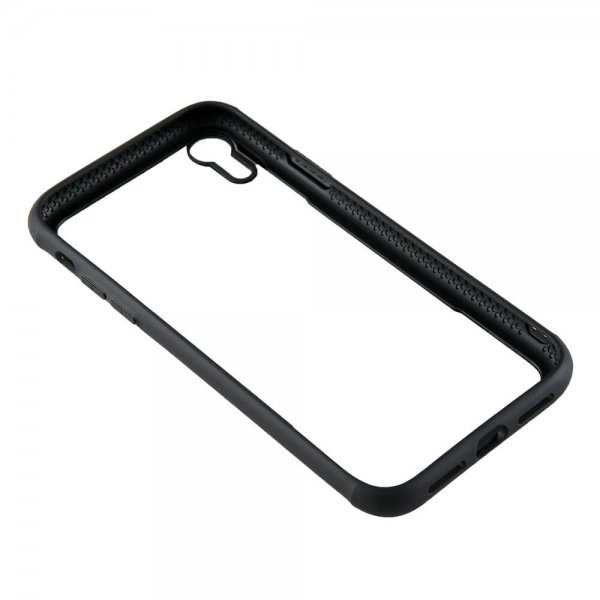 Gear iPhone Xr Skal Härdat Glas Klar Svart