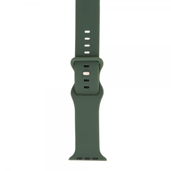 Gear Apple Watch 38/40/41/42mm Armband Silikon Olivgrön