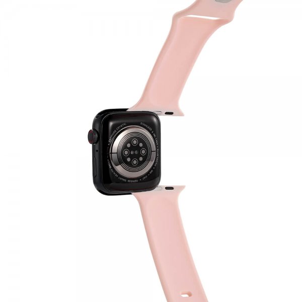 Gear Apple Watch 44/45/46mm/Apple Watch Ultra Armband Silikon Rosa
