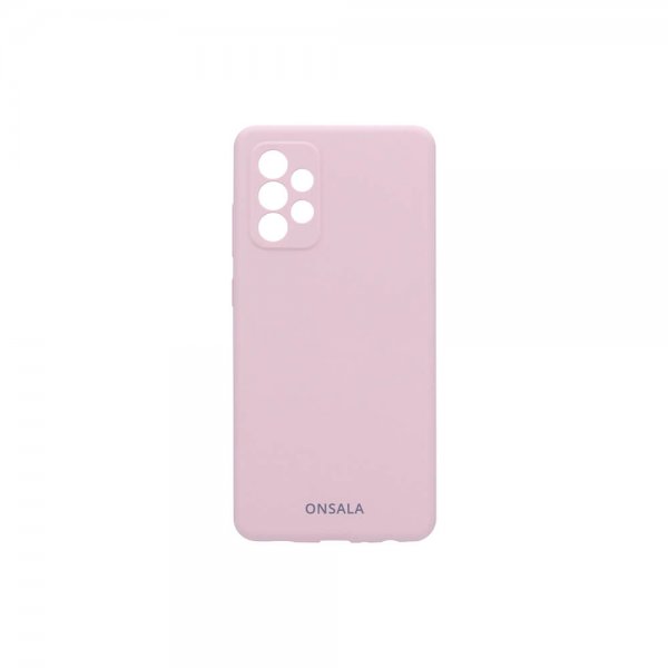Onsala Samsung Galaxy A72 Skal Silikon Sand Pink
