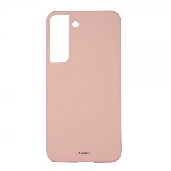 Onsala Samsung Galaxy S22 Skal Silikon Sand Pink