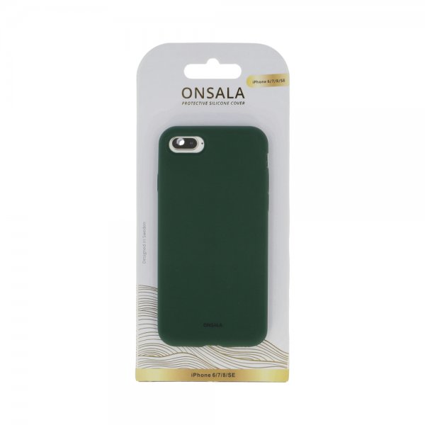 Onsala iPhone 6/6S/7/8/SE Skal Silikon Olive Green