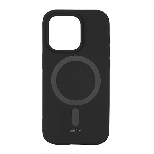 Onsala iPhone 14 Pro Skal MagSeries Silicone Svart