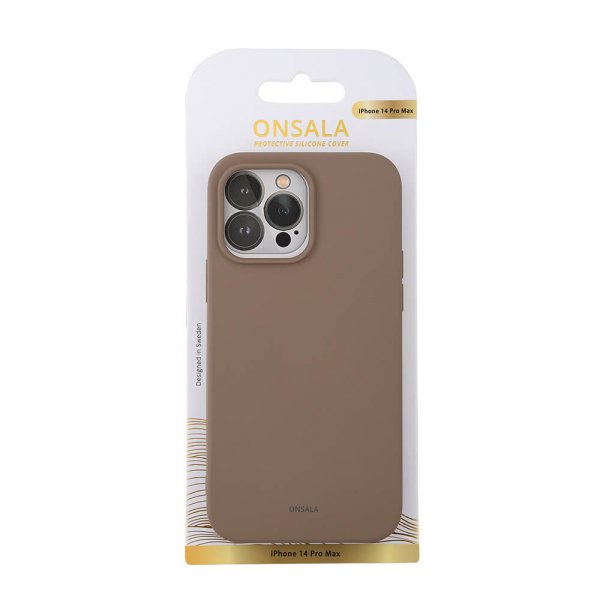 Onsala iPhone 14 Pro Max Skal Silikon Summer Sand