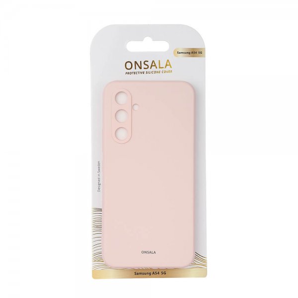 Onsala Samsung Galaxy A54 5G Skal Silikon Chalk Pink