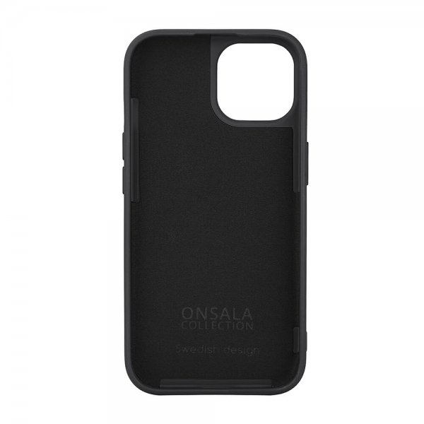 Onsala iPhone 15 Skal Silicone Touch MagSeries Svart