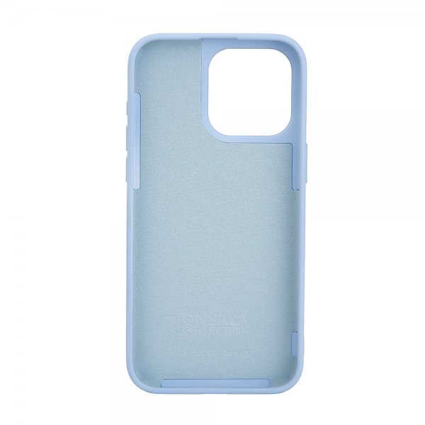 Onsala iPhone 15 Pro Max Skal Silicone Touch MagSeries Ljusblå