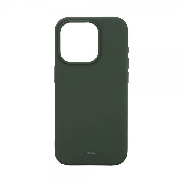 Onsala iPhone 15 Pro Skal Silicone Touch MagSeries Olive Green