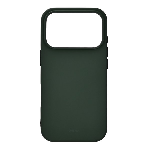 Onsala iPhone 17 Pro Skal Silikonkänsla Olive Green
