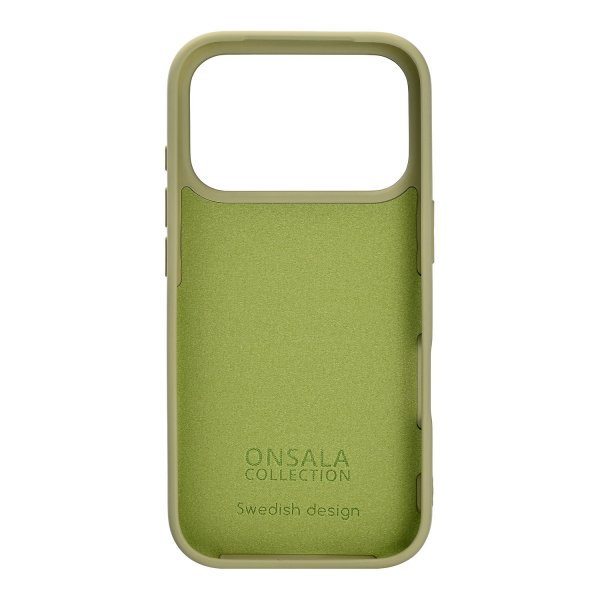 Onsala iPhone 17 Pro Skal Silikonkänsla Lime