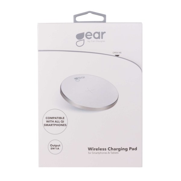 Gear Trådlös QI Laddare 5W 1A Vit