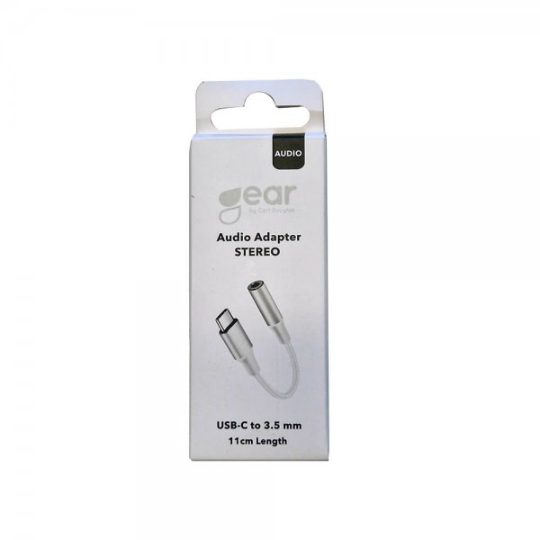 Gear Adapter Stereo Audio USB-C till 3.5mm